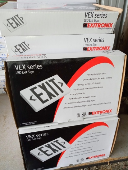 10 LED Exit signs