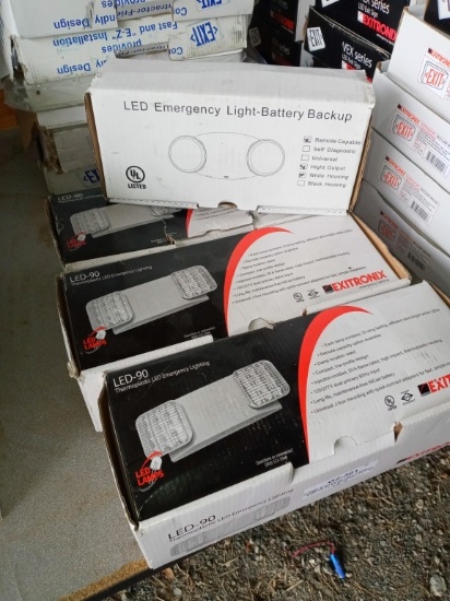 3 LED Emergency Lighting and battery backup