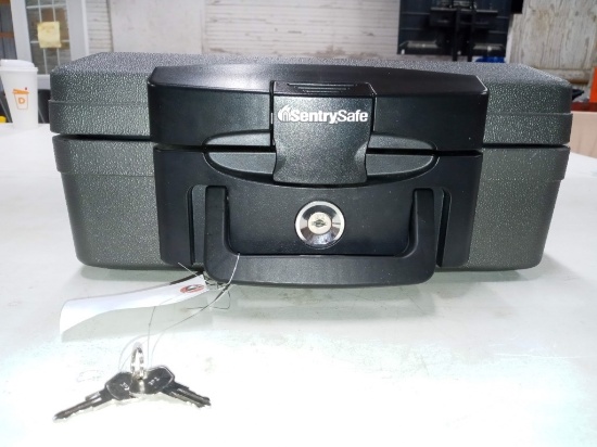 Sentry Safe fireproof box with keys