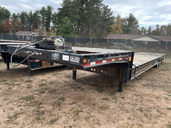 2009 Talbert 35HT Hydraulic Dovetail Semi Trailer (Has WI Title)