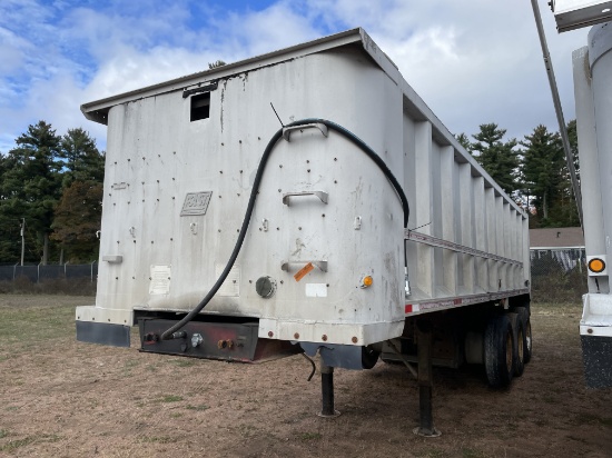 1995 Easton 28' Aluminum Dump Trailer (Has WI Title)