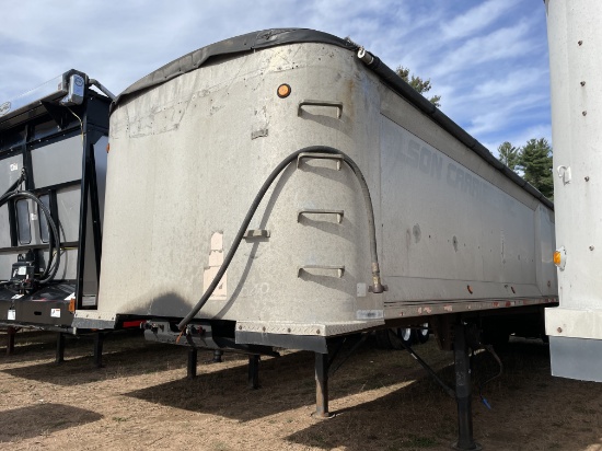 2000 Trail King Aluminum End Dump Trailer (Has WI Title)