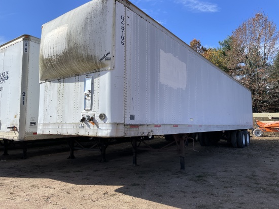 1999 Trailmobile Storage Van Trailer (No Title)