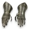 Victorian Pair of 16th-17th C. Style Knight's Armor Gauntlets with Etched Decorations