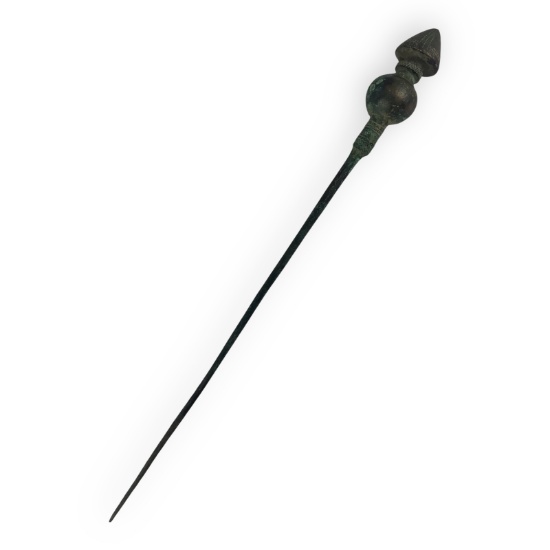Bronze Age Persian Massive Cone-Headed Cloak Pin - Luristan Region c 1000-800 B.C.