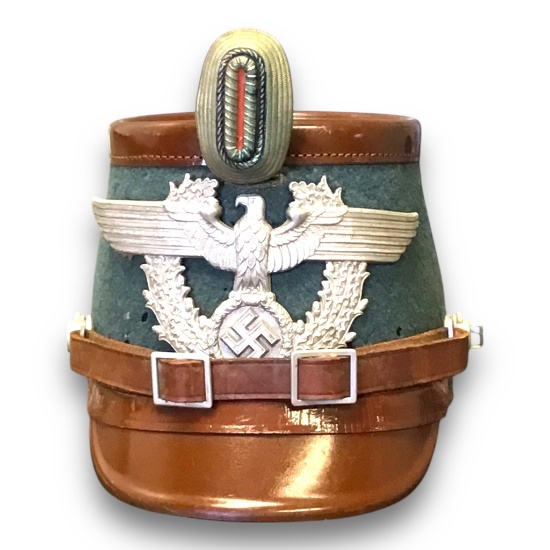 German WW2 Rural Police Shako with 1937 with Cockade