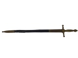 U.S. Revolutionary War Period or possibly early 19thC Short Sword w/ Metal and Leather intact Shea