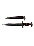 Fine German WW2 Third Reich SA Dagger marked E.P.&S / SOLINGEN and 