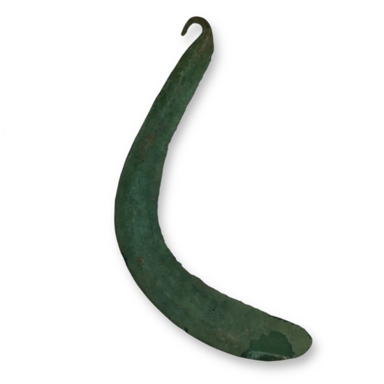 Ancient European Bronze Age Sickle – ca. 2500 B.C. – Rare Intact Hook, Unrestored