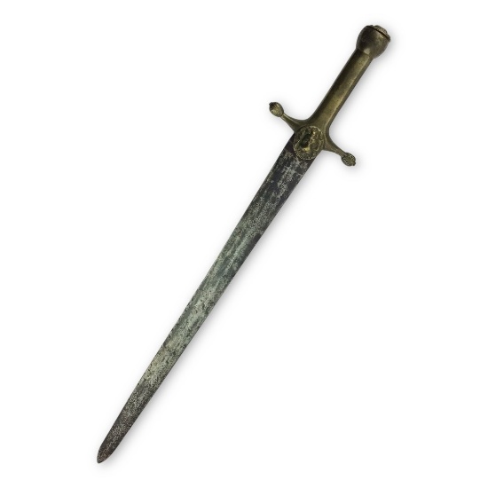 English Officer's Small Sword - Napoleonic Era or Earlier, Possibly Rehilted 17th Century Blade