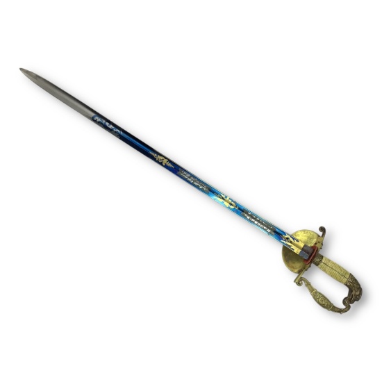 American Militia Infantry Officer's Sword - Eagle Head Pommel, ca. 1835-1845