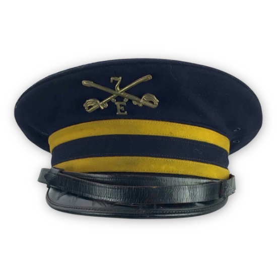 U.S. Army Model 1902 Seventh Cavalry Regiment EM/NCO Visor Cap