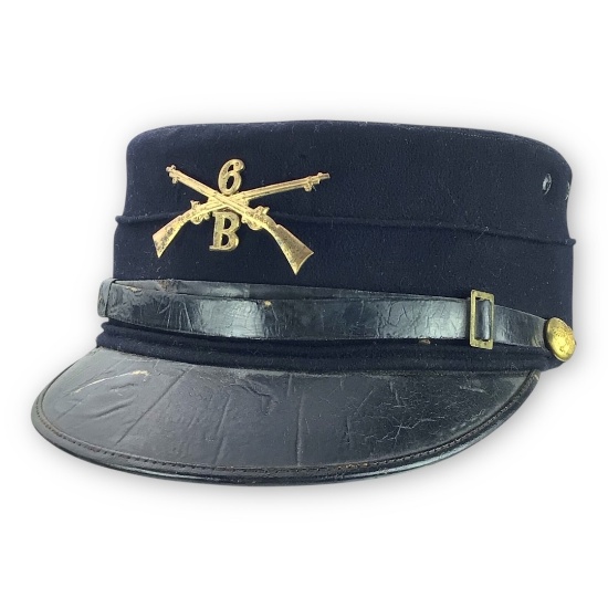 U.S. Army 1895 Enlisted Forage Cap â€“ 6th Infantry, D Company