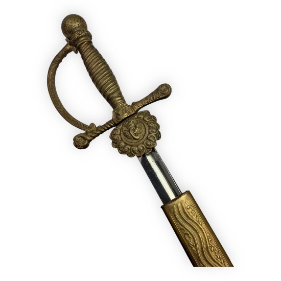 German WW1 Railway Officer Sword with Sheath