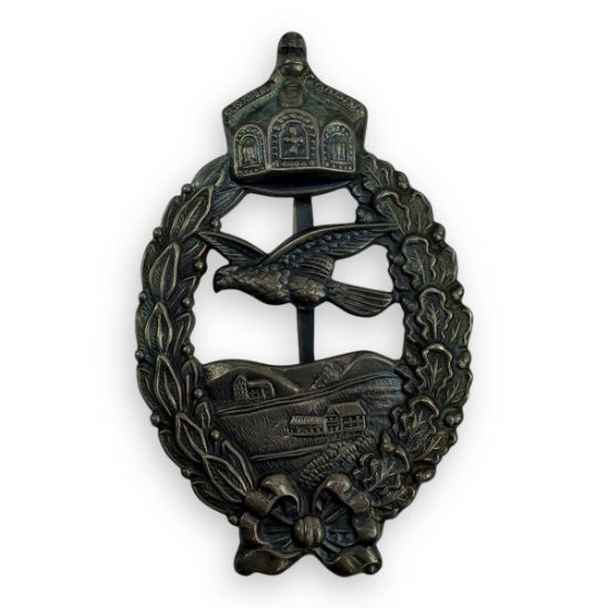 Prussian WWI Retired Pilot Badge in Silver