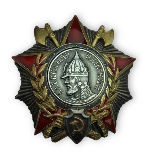 Soviet WW2 Extremely Rare "Order of Alexander Nevsky - Early Serial #6302"