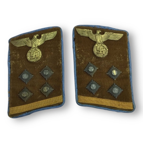 German WW2 NSDAP Collar Tab - Obergemeinschaftsleiter (Ortsgruppe Senior Community Leader)