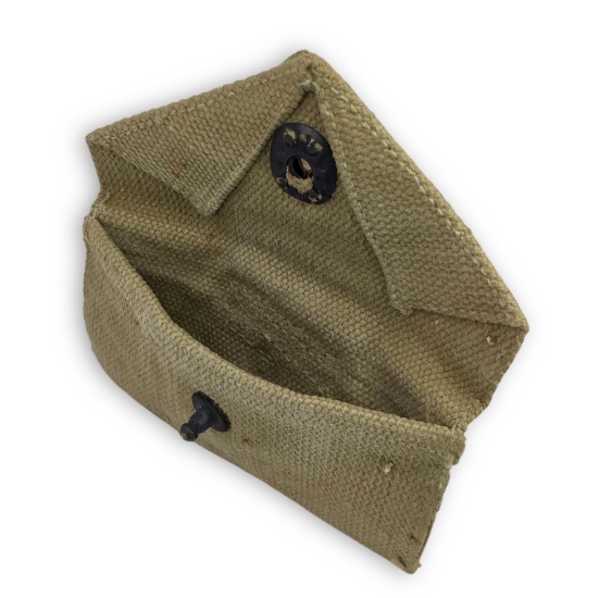 U.S. WW2 M1942 First Aid Pouch - Khaki Webbing