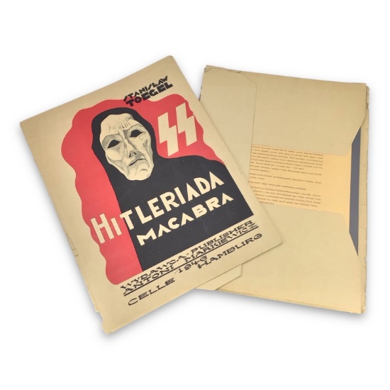 Hitleriada Macabra (1946) - StanisÅ‚aw Toegel Rare Anti-Nazi Satire Artwork