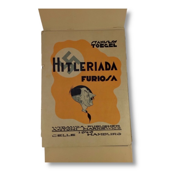 Hitleriada Furiosa (1946) - StanisÅ‚aw Toegel Rare Anti-Nazi Satire Artwork