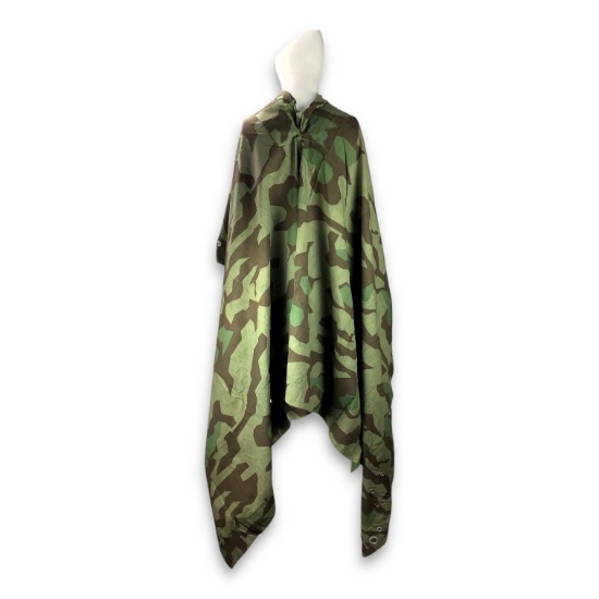 German WW2 Zeltbahn Field Smock â€“ MINT Splittertarn Camo, Possibly Late-War Issue