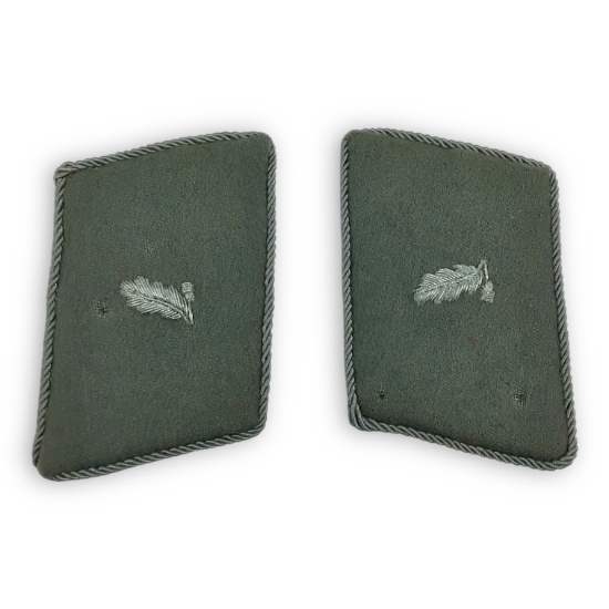 German WW2 Forstwartanwärter (Forest Ranger Candidate) Collar Tabs – Matched Pair, 1941–1942