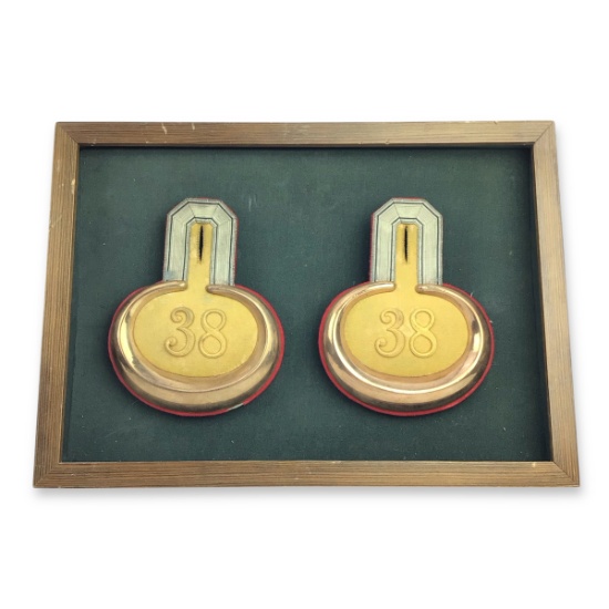Imperial German WW1 Officer’s Epaulettes – Regiment 38