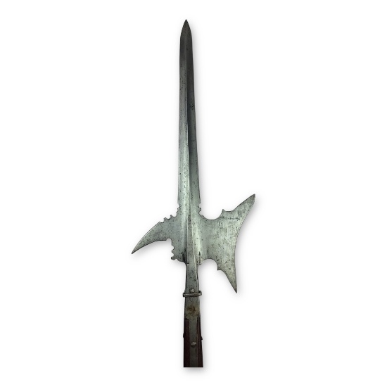 Rare Early 16th Century Halberd, c. 1500–1520 | Visible Blade Markings & Designs