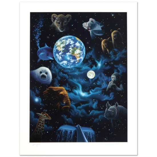 William Schimmel, "All the World's Children" Limited Edition Serigraph, Numbered and Hand Signed ...
