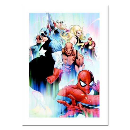 Marvel Comics, "Siege #4" Numbered Limited Edition Canvas by Olivier Coipel with Certificate of A...