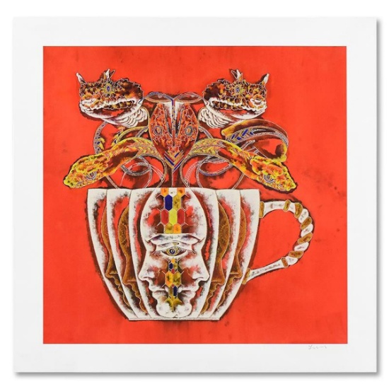 Lu Hong, "Medusa in Tea Cup 2" Limited Edition Giclee, Numbered and Hand Signed with Letter of Au...