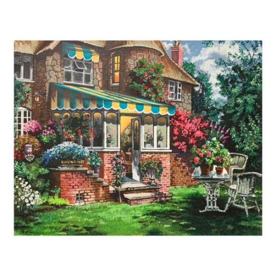 Anatoly Metlan, "Greenhouse" Limited Edition Serigraph, Numbered and Hand Signed with Letter of A...