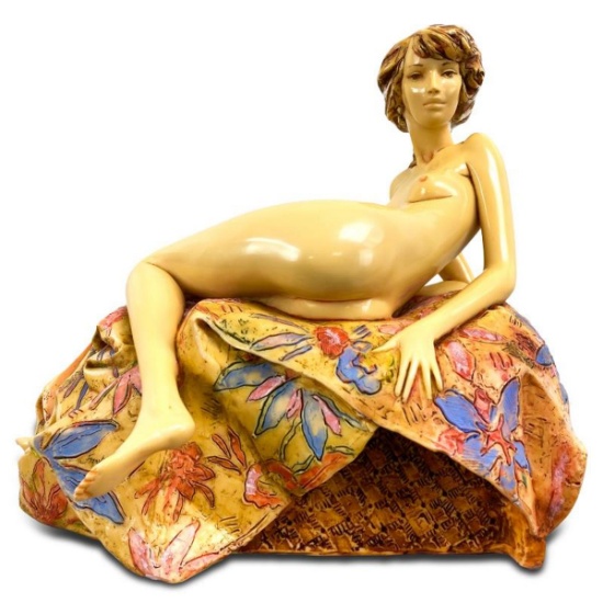 Frank Gallo, "Awakening Beauty" Limited Edition Epoxy Resin Sculpture, Numbered and Hand Signed w...