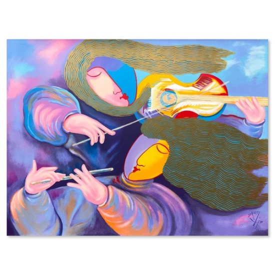 Lun Zen, "Musical Taste" Limited Edition Printer's Proof, Numbered and Hand Signed with Letter of...