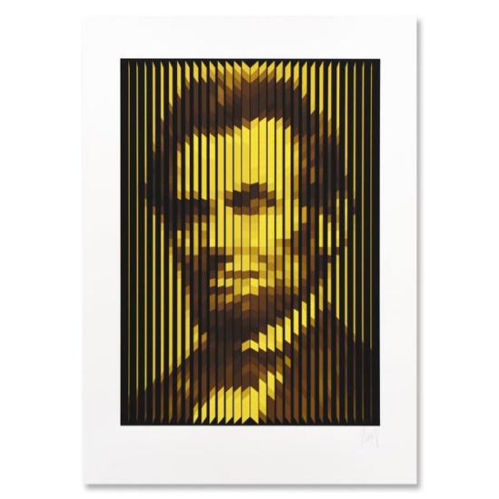Jean-Pierre Yvaral (1934-2002), "Abraham Lincoln" Limited Edition Serigraph, Numbered and Hand Si...