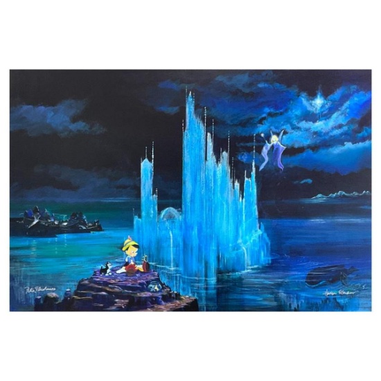 Peter (1913-2007) & Harrison Ellenshaw, "Blue Castle" Limited Edition on Canvas from Disney Fine ...