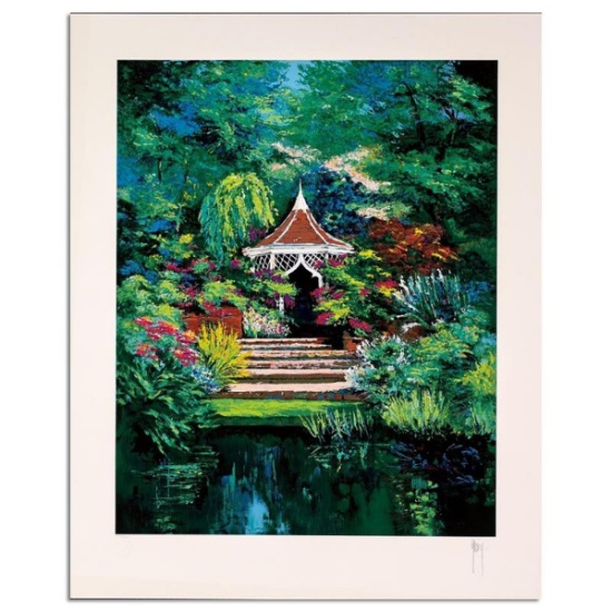 Mark King (1931-2014), "Morning Fragrance" Hand Signed Limited Edition Serigraph with Letter of A...