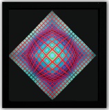 Victor Vasarely- Heliogravure Print 