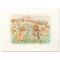 Fields Near Chartres Limited Edition Lithograph by Edna Hibel (1917-2014), Numbered and Hand Signed