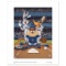 At the Plate (Mets) Numbered Limited Edition Giclee from Warner Bros. with Certificate of Authent...