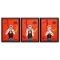 Nastya Rovenskaya- Original Mixed Media on Canvas (Triptych) 
