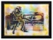 Mark Kostabi- Original Mixed Media on Paper 