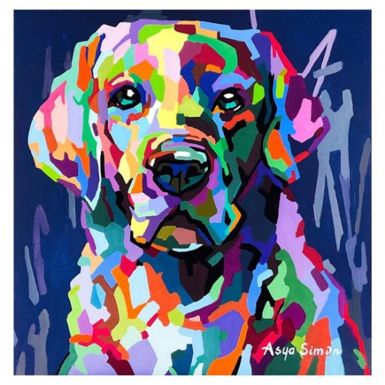 Asya Simon, Hand Signed Limited Edition on Canvas with Letter of Authenticity.