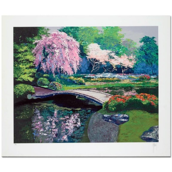 Mark King (1931-2014), "Reflections Of Imperial Garden" Hand Signed Limited Edition Serigraph wit...