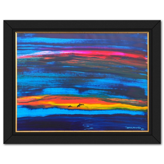 Wyland- Original Painting on Canvas "Abstract"