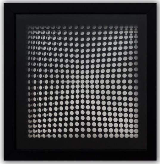 Victor Vasarely- 3D Wall Sculpture/object "Cinetiques"