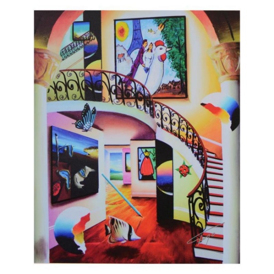 Ferjo, "Majestic Encounter" Limited Edition on Canvas, Numbered and Signed with Letter of Authent...