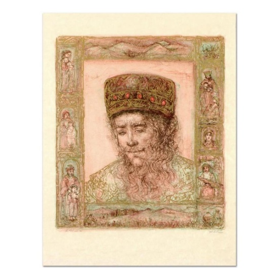 Edna Hibel (1917-2014), "Solomon" Limited Edition Lithograph on Rice Paper, Numbered and Hand Sig...