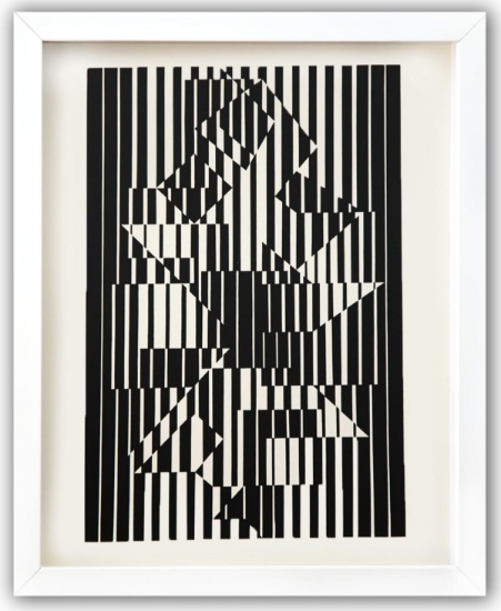 Victor Vasarely- Heliogravure Print "Untitled"