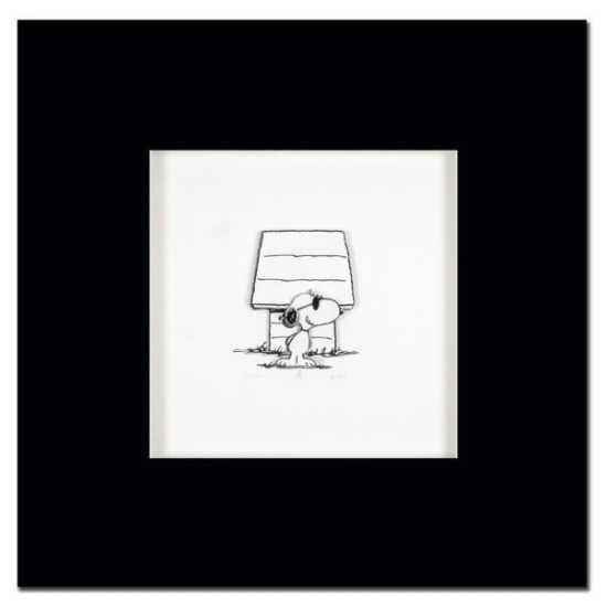 Peanuts, "Joe's Cool" Hand Numbered Limited Edition 3D Decoupage with Certificate of Authenticity.